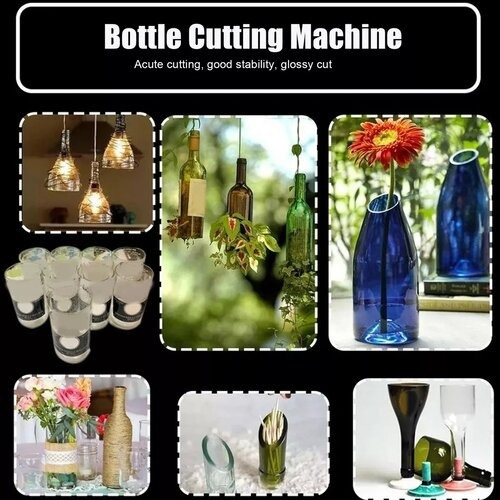 Kit De Cortador De Botellas De Vidrio + Accesorios