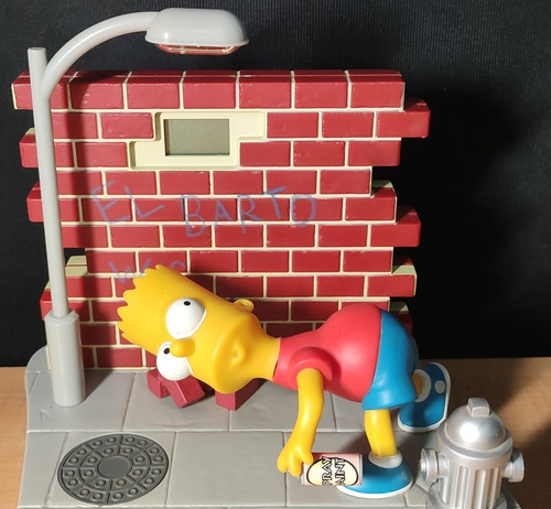 Los Simpsons Figura De Bart Simpson Con Sonido Y Luz (Usado)
