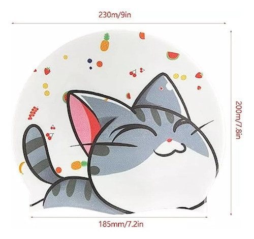 Para Gorro De Natación De Silicona Con Dibujos Animados 2024