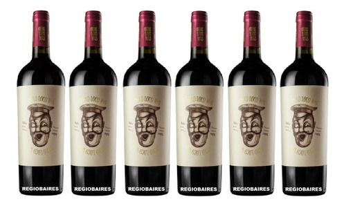 Vino Otro Loco Mas Malbec 750 Ml X 6 Unidades 