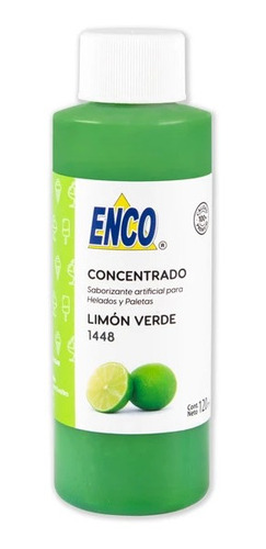 Concentrado De Helados Y Paletas Limon 120ml Enco 1448-120