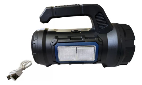 Linterna Con Kit De Herramientas Emergencia Usb Recargable Negro Blanco