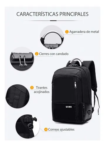 Mochila antirrobo características sale