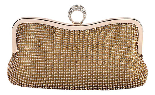 Bolsa Noche Dama * Súper Linda Y Seductora! * Color Dorado