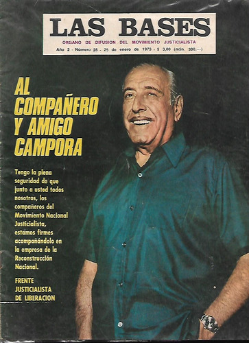 Revista Las Bases  Nº 28 Año 1973 Ee E3