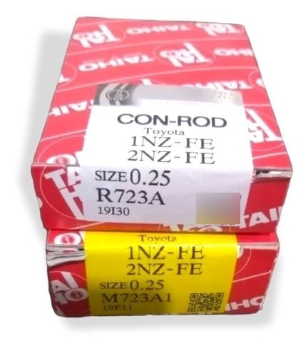 Conchas De Biela Bancada Toyota Yariz 1nz 2nz Std 0.10 0.20 