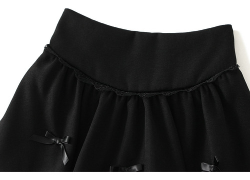Mz Minifalda Casual De Encaje Con Cintura Alta En Capas For