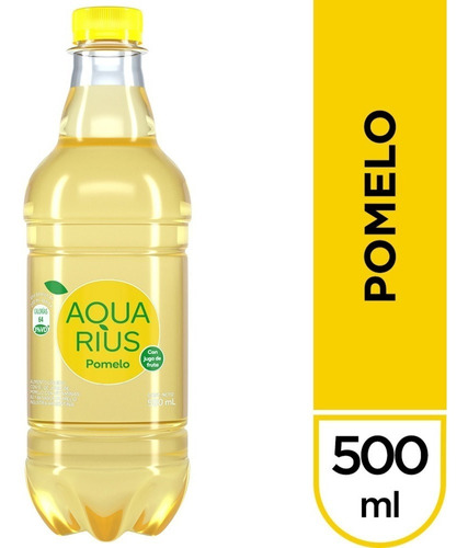 Aquarius Pomelo Pack 6 Unidades 500 Ml C/u Agua Saborizada 