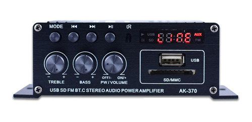 Ak370 Mini Audio Amplificador De Sonido Portátil Amplificado