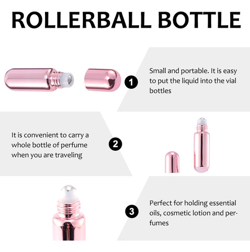 12 Botellas De Subembalaje De 5 Ml, Botellas Vacías Recargab