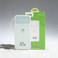 Powerbank Alpina Cargador Portatil 10000mah C/ Cables Rapido Color Blanco