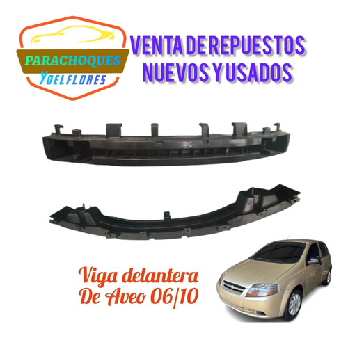 Viga De Impacto Delantera De Chevrolet Aveo Año 2006/2010