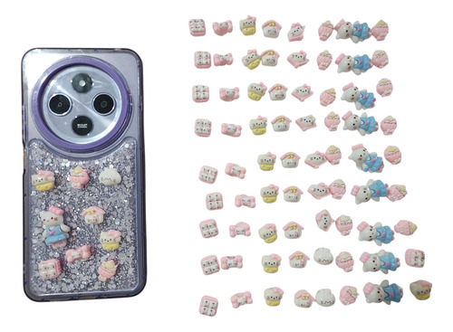 Apliques 3d Para Funda Celular Charms Sin Resina Hello Kitty
