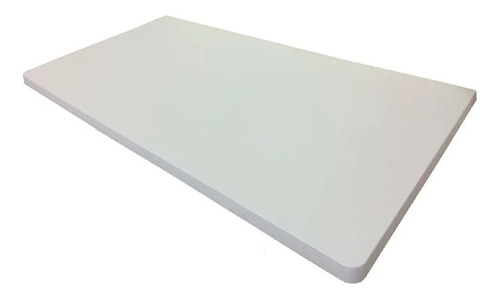 Imagem 1 de 1 de Mesa Bancada Parede Sem Suporte Branca 100x35cm