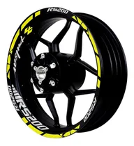 Comprar Calcomanias Stickers Para Rines Pulsar Rs Reflejante Neon 2