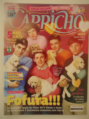 Capricho #1173 Ano 2013 One Direction - Poster Rayley Willia