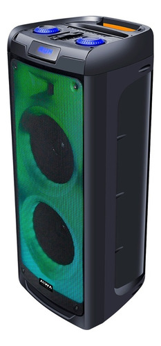 Parlante Portatil Torre Aiwa Aw T1008f 9500w 110v/2240v Color Negro