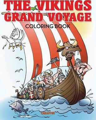 Libro The Vikings Grand Voyage Coloring Book - Creative P...