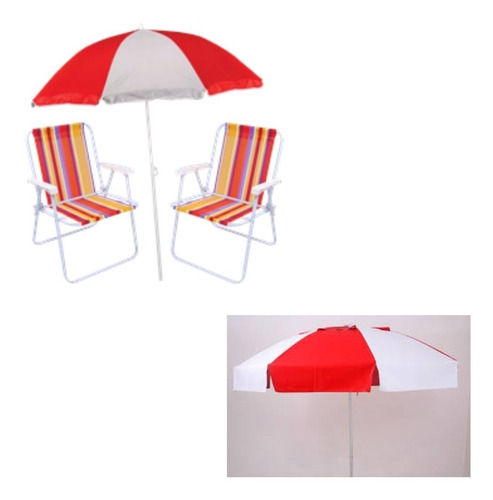 Guarda Sol Gigante Praia, Piscina E Camping 1,80 Metros Mor