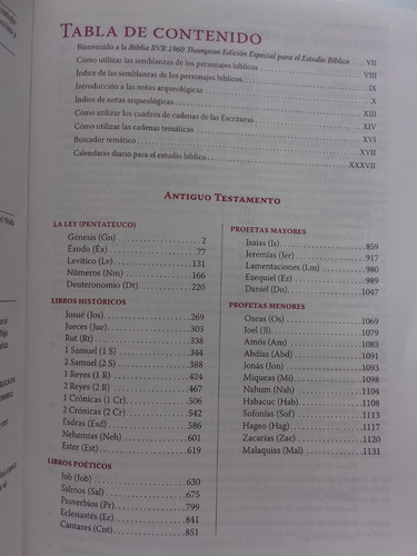 Imagen 8 de 10 de Biblia Thompson Edición Especial Para El Estudio Bíblico