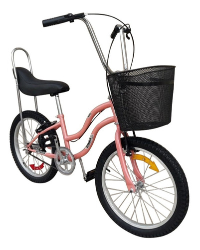 Bicicleta Hi Riser Aro 20 Para Dama Color Rosado