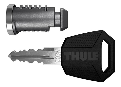 Thule One-key System 4 Cilindros De Trava Preto