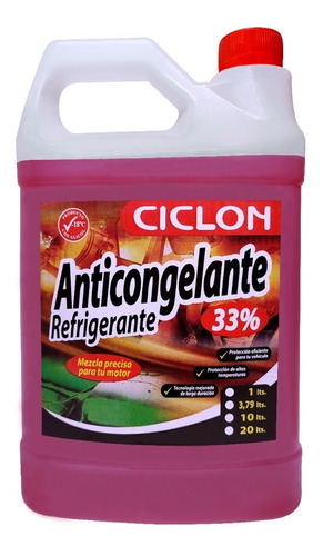 Ciclon Coolant Anticongelante Concentrado 33% -18
