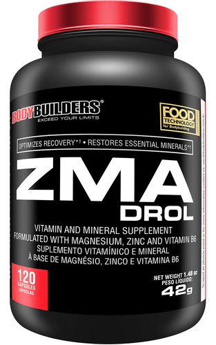 Zma 120 Cápsulas - Bodybuilders