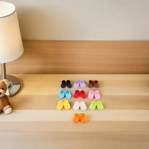 20pairs Mini Shoes Miniature Boots Plastic Shoes Toy | MercadoLivre