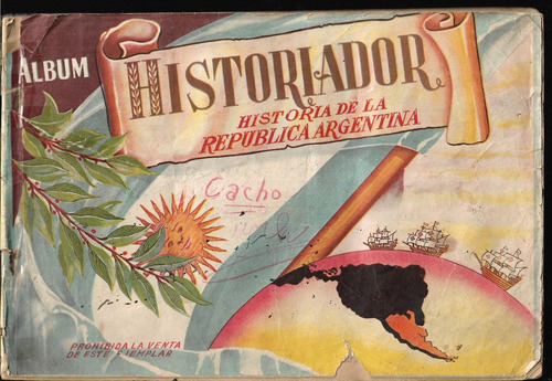 Album De Figuritas Historiador Completo 1959