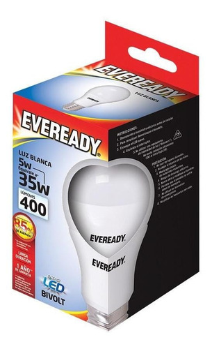 Bombillos Led Eveready 5w 400 Lumens X10 Und