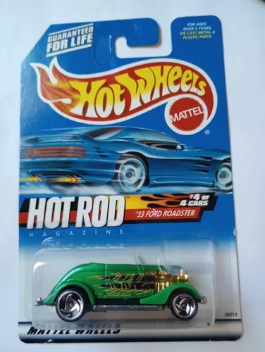 Hot Wheels Hot Rod Magazine 33 Ford Roadster 1999 Vintag Car