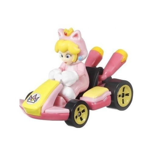 Hot Wheels Mariokart Cat Peach Standard Kart