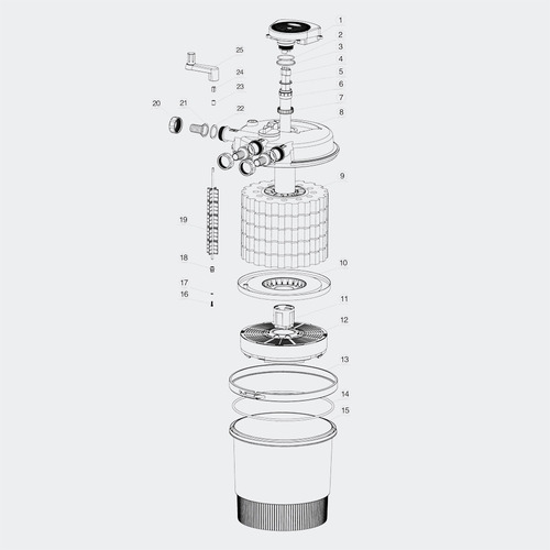 Imagem 4 de 4 de Filtro Pressurizado Lago Jpf-200 Uv-c 36 W 120v (até 10mil L