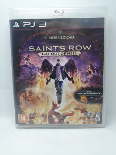 Coleção Saints Row Gat Out Hell E Saints Row The Third Ps3