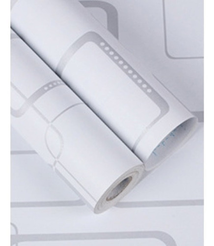 Papel Mural Pvc Adhesivo Cuadrados Pack 3 Rollos Moderno Cua