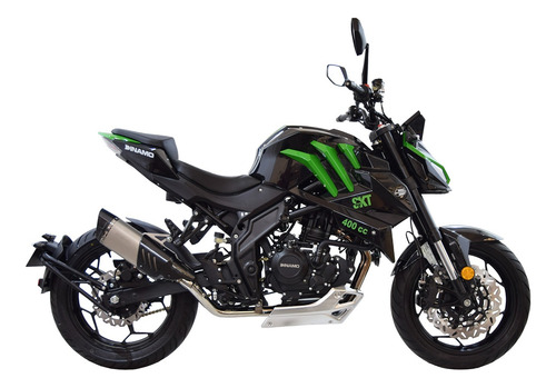 Motocicleta Dinamo Deportiva Skeleton 400cc Verde