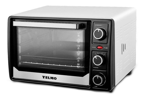 Horno De Mesa Eléctrico Yelmo Yl-28 28l Blanco/negro 220v