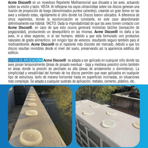 Imagen 2 de 9 de 8 Discos Holograficos Ahuyenta Espanta Aves Multisensorial