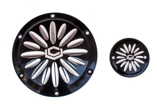 Derby Y Timer Cover Uc Flow Deep Cut Para Harley Sportster