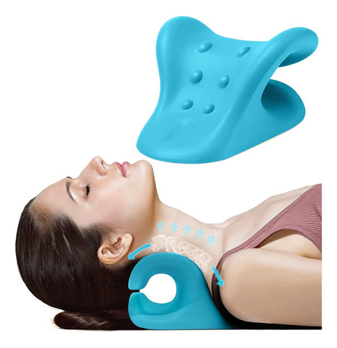 Relajador De Cuello Y Hombro, Almohada Quiropráctica