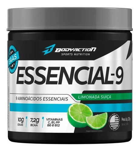 Essencial-9 Aminoácidos Bcaa Body Action Promo