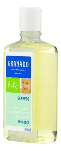 Shampoo Granado Bebe 250ml Erva Doce