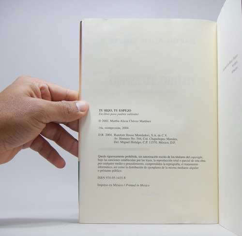 Tu Hijo Tu Espejo Martha Alicia Chávez Grijalbo 2004 M4