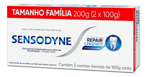 Creme Dental Sensodyne Repair & Protect Para Dentes Sensívei