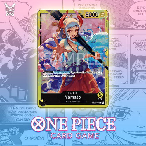 Starter Deck Yamato St 09 Cartas One Piece Card Game Bandai Inglês