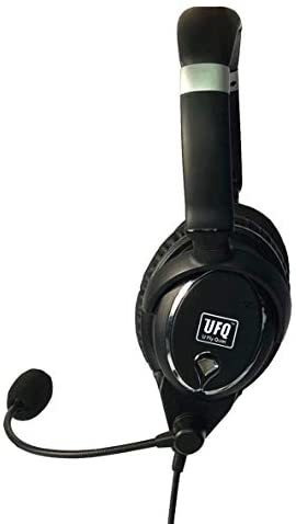 Headset Ufq A7 Anr De Aviación Cancelación De Ruido -negro