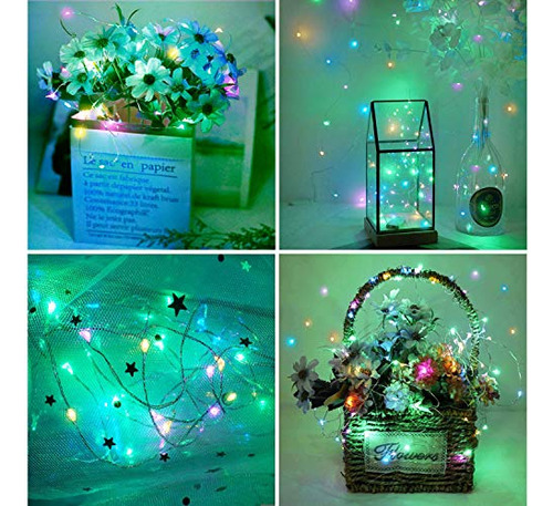 Paquete De 36 Luces De Hadas Led Impermeables