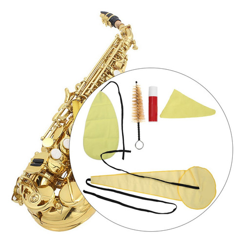 Sax Care Kit Juego De 5 Paños De Limpieza Para Saxofón