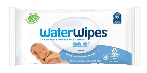 Imagen 2 de 4 de Toallas Húmedas Water Wipes Cajas 12 Unidades